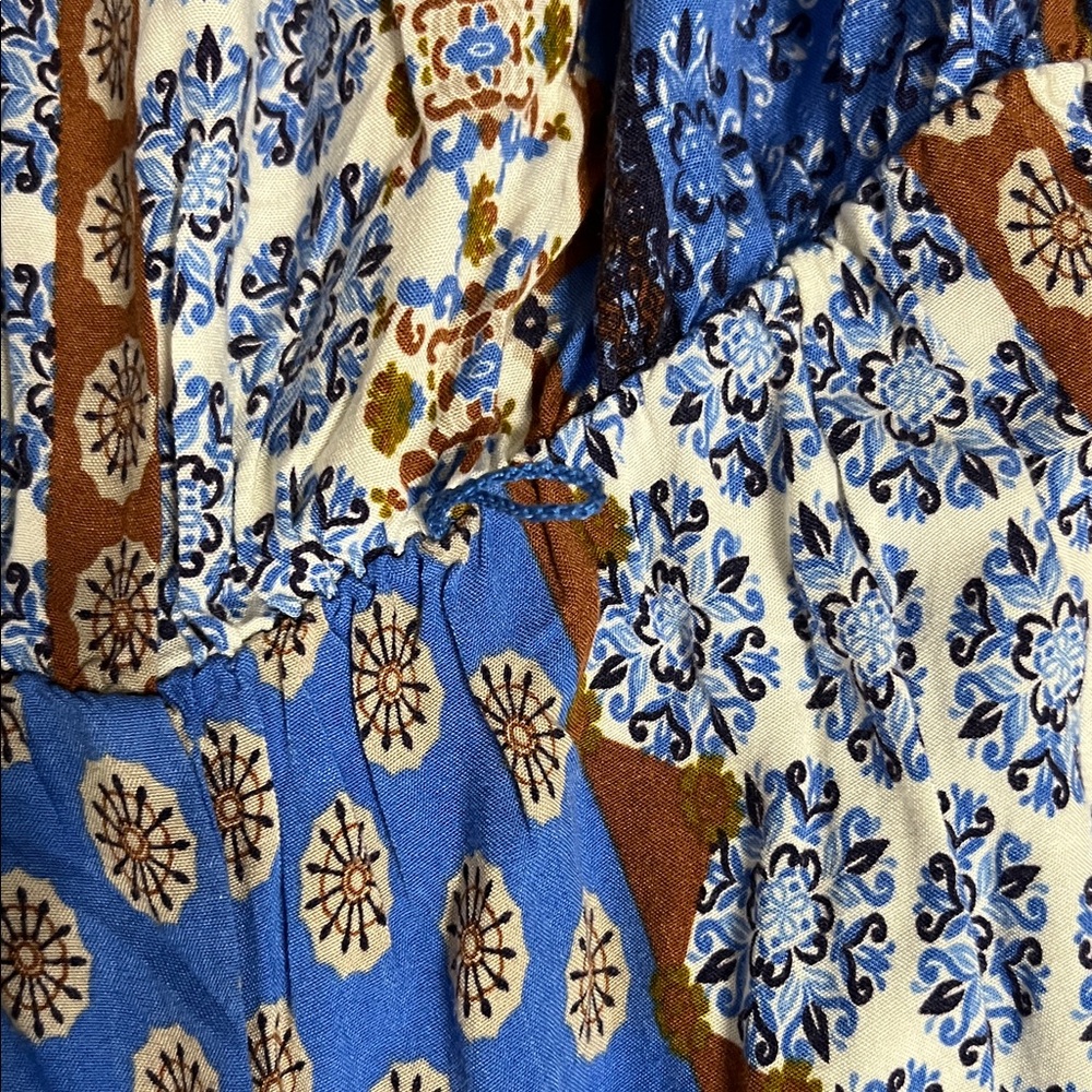 MSK Multicolor Strapless Rayon Patterned Jumpsuit… - image 7